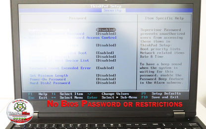 Lenovo ThinkPad P53 i7 *6 CORE* 9850H 2.6Ghz 64GB RAM 1TB SSD IPS B\L KB NVIDIA T1000 (1355)