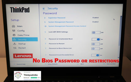 Lenovo ThinkPad T14 AMD Ryzen 7 Pro 8 CORE 20GB RAM 512GB SSD TN FHD SCREEN B\LKB (1230)