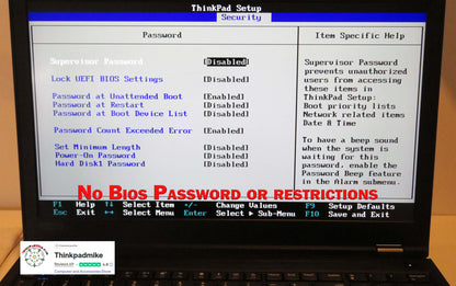 Lenovo ThinkPad P52 i7 *6 CORE* 8850H 2.6Ghz 40GB RAM 512GB IPS B\L KB NVIDIA P2000 (1238)
