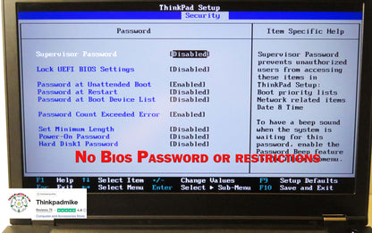Lenovo ThinkPad P52 i7 *6 CORE* 8850H 2.6Ghz 64GB RAM 512GB SSD IPS B\L KB NVIDIA P2000 (1276)