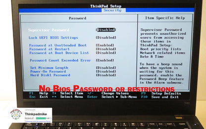 Lenovo ThinkPad T480 i7 8650U 32GB RAM 512GB SSD IPS TOUCH SCREEN (1234)