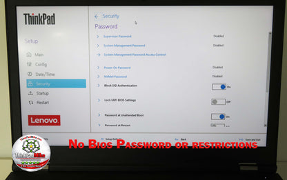 Lenovo ThinkPad P15 i7 11850H *8 CORE* 32GB RAM 512GB SSD IPS NVIDIA RTX A2000 (1389)