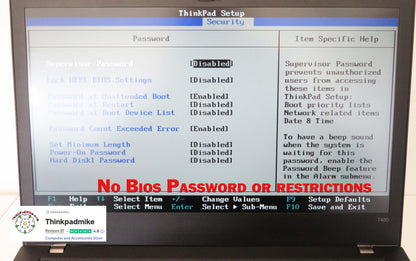 Lenovo ThinkPad T480 i7 8650U 16GB RAM 256GB SSD IPS SCREEN B\L KB (1321)