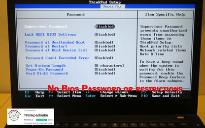 Lenovo ThinkPad T480 i5 8250U 8GB RAM 256GB SSD IPS SCREEN WIN11 (1253)