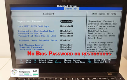 Lenovo ThinkPad T480 i5 8250U 32GB RAM 256GB SSD IPS TOUCH SCREEN (1214)