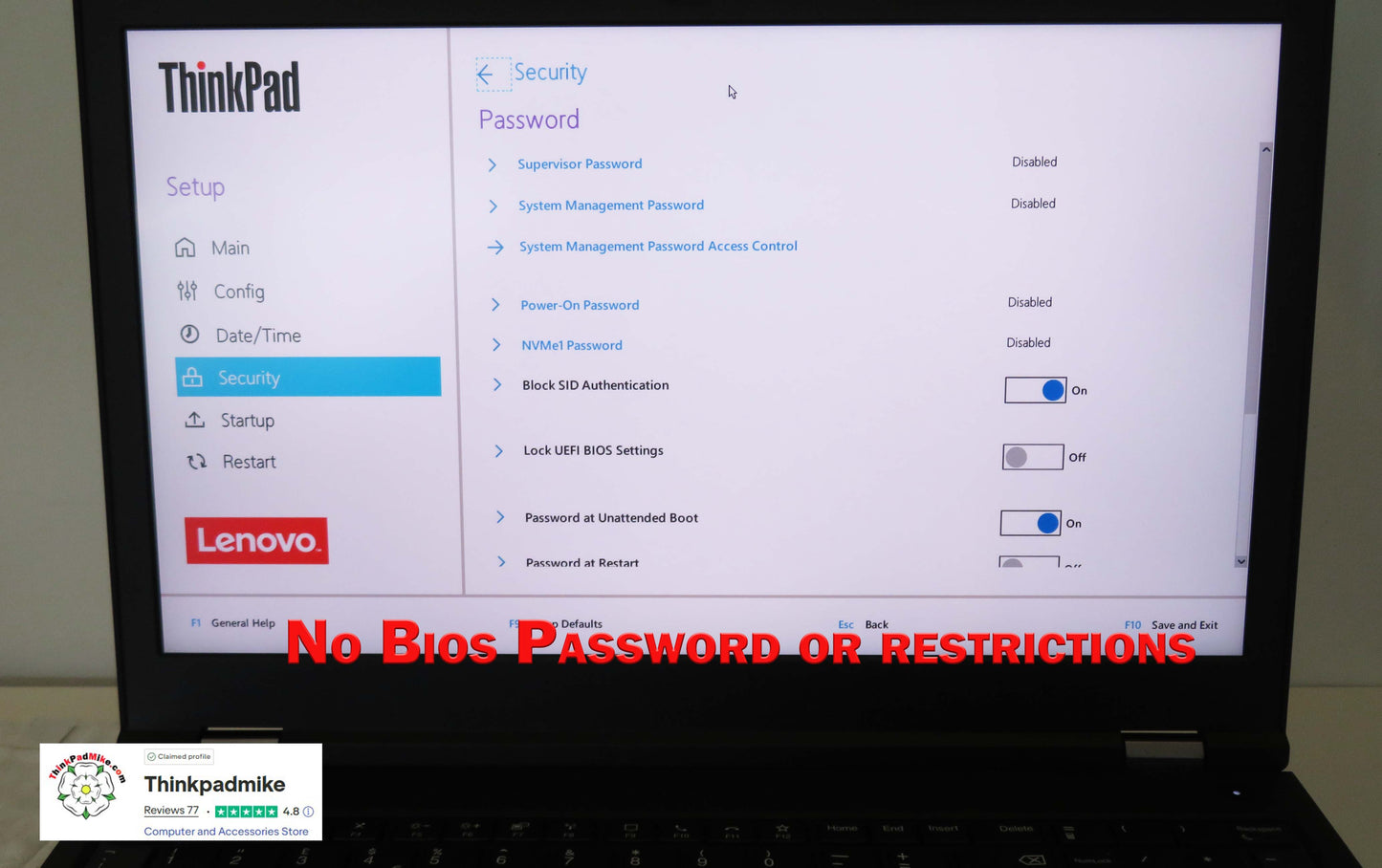 Lenovo ThinkPad P15 i7 11850H *8 CORE* 32GB RAM 512GB SSD UHD NVIDIA T1200 (1301)