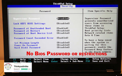 Lenovo ThinkPad P52 i7 *6 CORE* 8850H 2.6Ghz 32GB RAM 512GB SSD IPS B\L KB NVIDIA P2000 (1270)