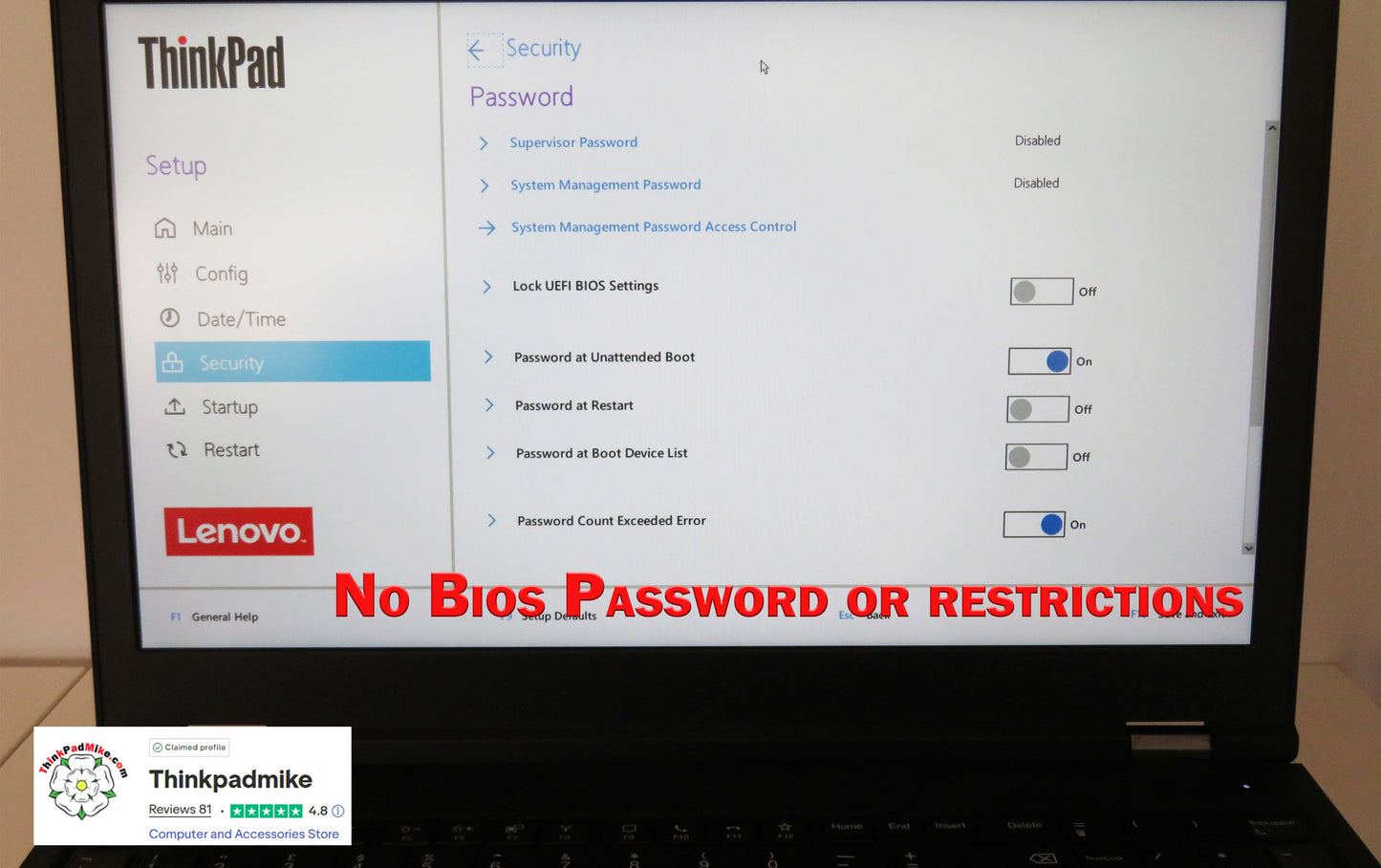 Lenovo ThinkPad P15 i7 10750H *HEX CORE* 32GB RAM 512GB SSD IPS NVIDIA T1000 (1311)