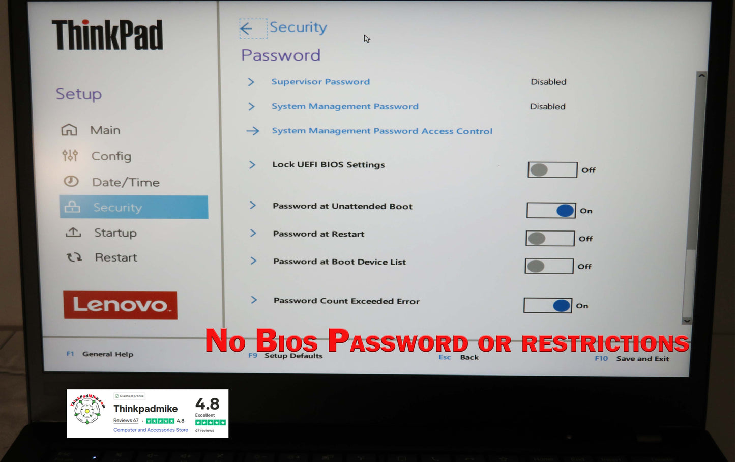 Lenovo ThinkPad T14 AMD Ryzen 7 Pro 8 CORE 32GB RAM 512GB SSD IPS FHD SCREEN B\LKB (1229)