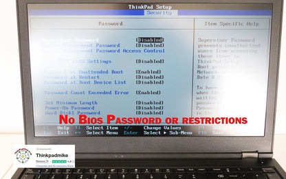 Lenovo ThinkPad P53 i7 *6 CORE* 9750H 2.6Ghz 64GB RAM 512GB IPS B\L KB NVIDIA T2000 (1268)