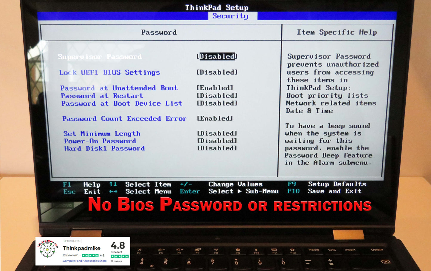 Lenovo ThinkPad L390 Yoga i5 1.6Ghz 8265U 16GB RAM 256GB SSD IPS TOUCH Screen Backlit Keyboard 2 in 1 Flip (1217)