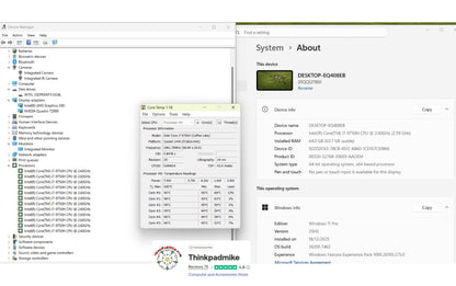 Lenovo ThinkPad P53 i7 *6 CORE* 9750H 2.6Ghz 64GB RAM 512GB IPS B\L KB NVIDIA T2000 (1268)