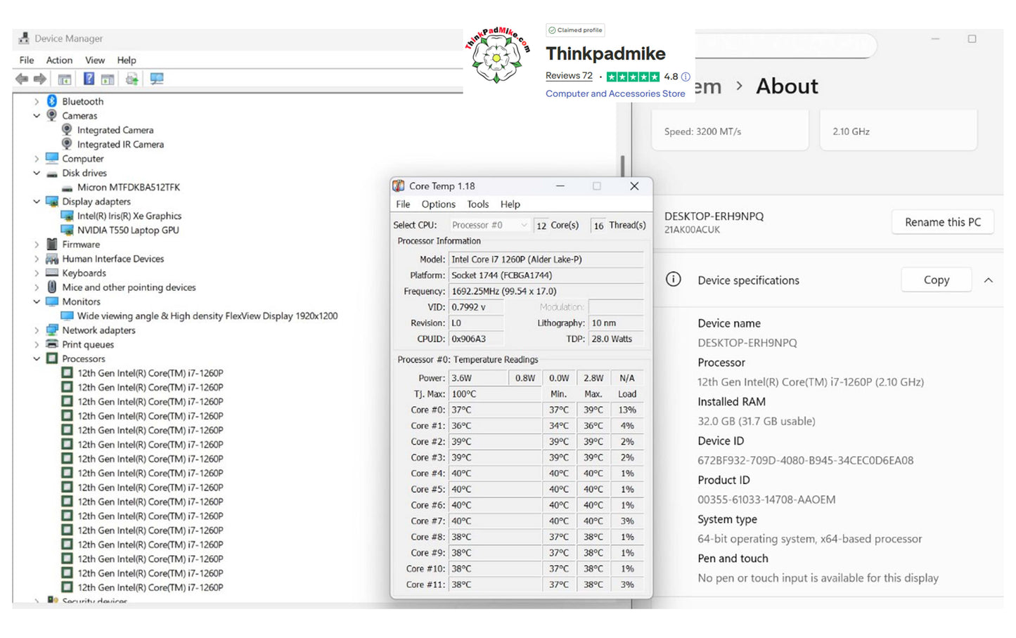 Lenovo ThinkPad P14s Gen 3 workstation laptop