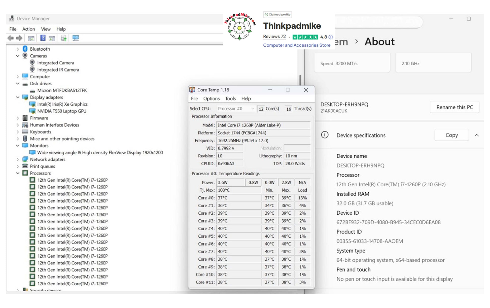Lenovo ThinkPad P14s Gen 3 workstation laptop