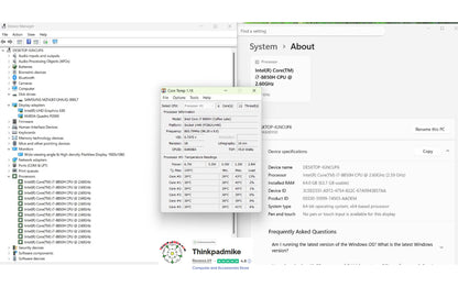 Lenovo ThinkPad P52 i7 *6 CORE* 8850H 2.6Ghz 64GB RAM 512GB IPS B\L KB NVIDIA P2000 (1239)