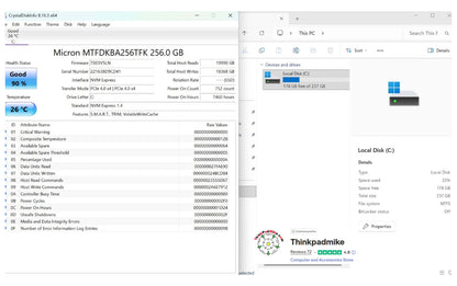 Lenovo ThinkPad T14 i7 1255u 10 Core 32GB RAM 256GB SSD WUXGA IPS SCREEN (1245)