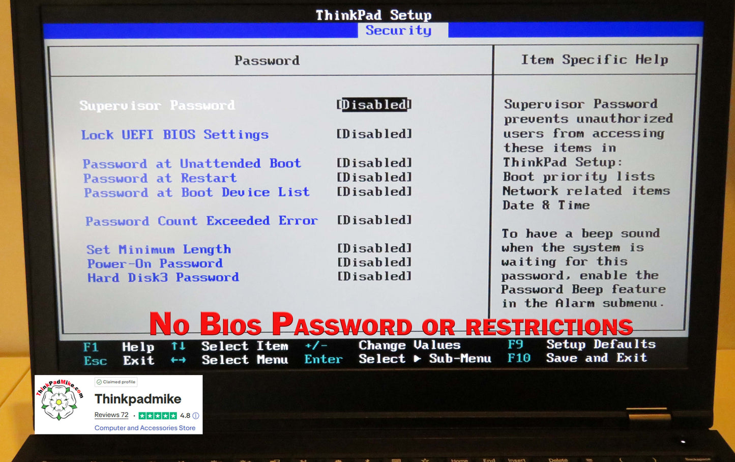 Lenovo ThinkPad P52 6-core i7-8850H workstation laptop