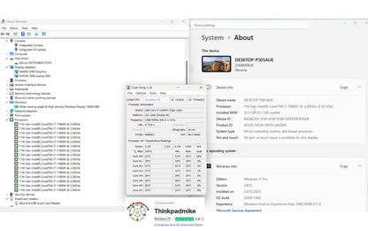 Lenovo ThinkPad P15v i7 11800H *8 CORE* 32GB RAM 512GB SSD IPS NVIDIA T600 WIN11 (1272)
