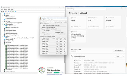 Lenovo ThinkPad P15 i7 11850H *8 CORE* 32GB RAM 512GB SSD UHD NVIDIA T1200 (1301)
