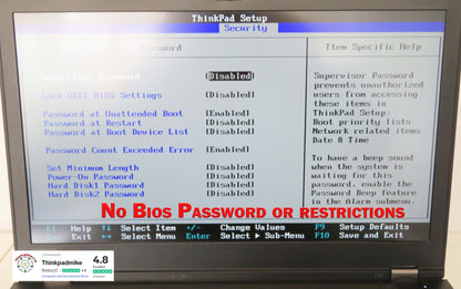 Lenovo ThinkPad P52 i7 *HEX CORE* 8850H 2.6Ghz 64GB RAM 512GB + 120GB IPS B\L KB NVIDIA P2000 WIN11 (1151)