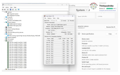 Lenovo ThinkPad P14s i7 1260P **12 Core** 32GB RAM 512GB SSD IPS WUXGA NVIDIA T550 WIN11 (1250)