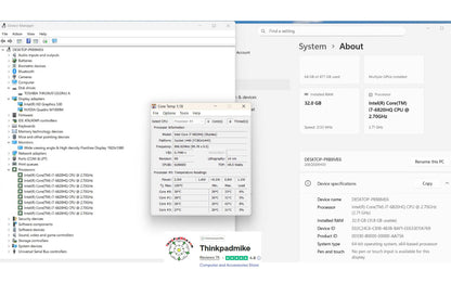 Lenovo ThinkPad P50 i7 6820HQ 32GB RAM 512GB SSD IPS NVIDIA M1000M (1274)