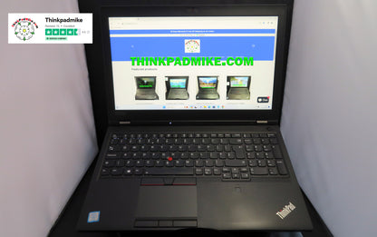 Lenovo ThinkPad P52 i7 *HEX CORE* 8850H 2.6Ghz 64GB RAM 512GB IPS B\L KB NVIDIA P2000 WIN11 (913)
