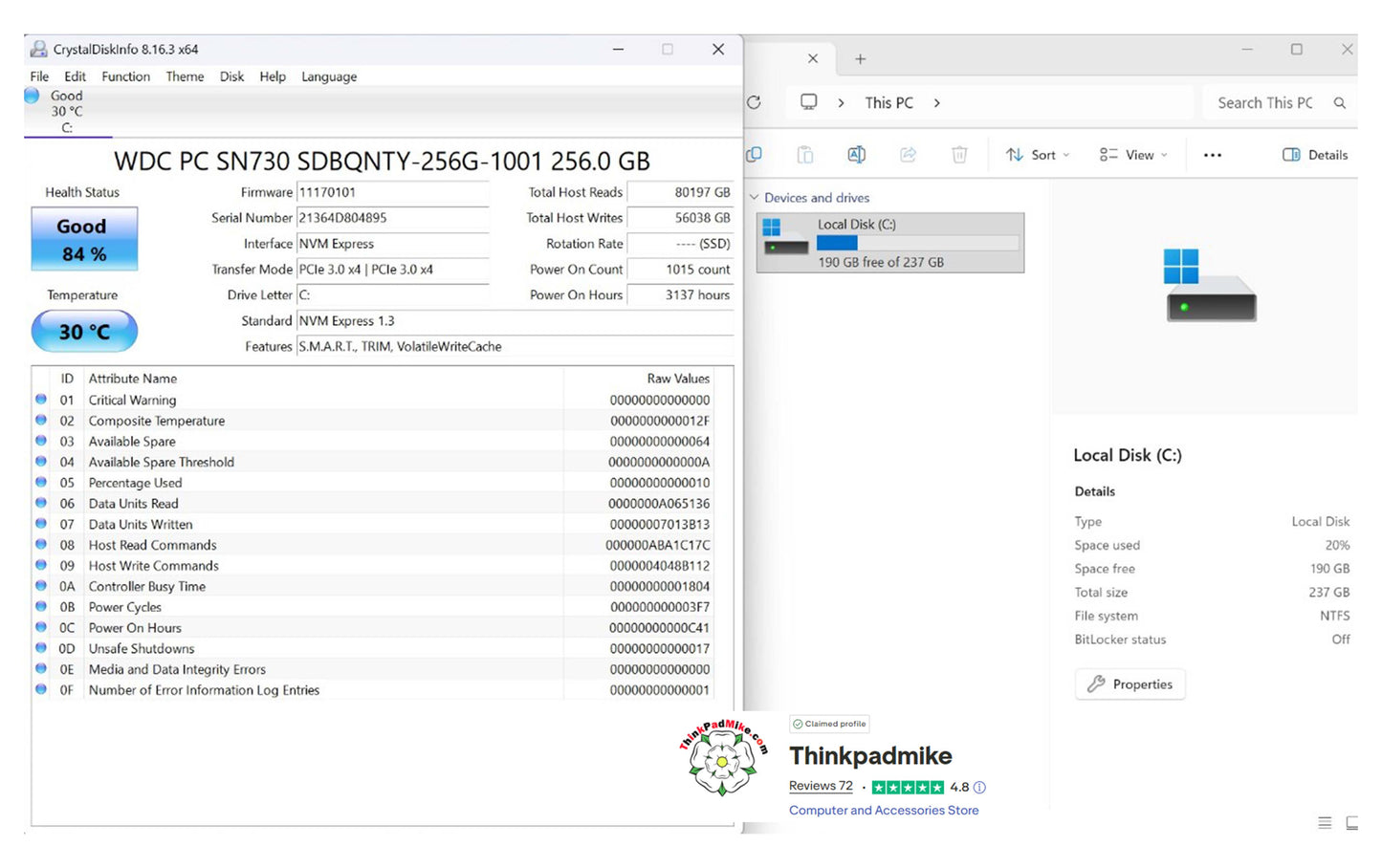 Lenovo ThinkPad x13 Gen 2 i5 1135G7 8GB RAM 256GB SSD WUXGA IPS SCREEN B\LKB (1242)