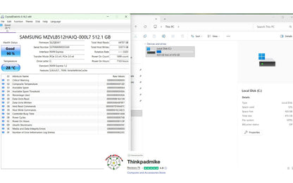 Lenovo ThinkPad P52 i7 *6 CORE* 8850H 2.6Ghz 32GB RAM 512GB SSD IPS B\L KB NVIDIA P1000 (1275)