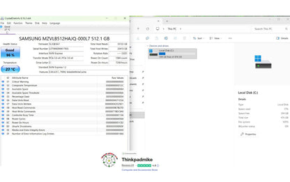 Lenovo ThinkPad P52 i7 *6 CORE* 8850H 2.6Ghz 64GB RAM 512GB IPS B\L KB NVIDIA P2000 (1239)