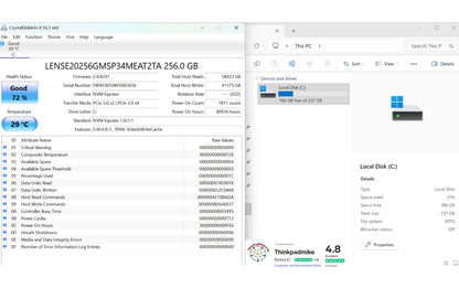 Lenovo ThinkPad T480 i5 8250U 16GB RAM 256GB SSD IPS SCREEN WIN11 (1228)