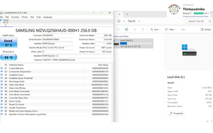 Lenovo ThinkPad L14 AMD Ryzen 7 Pro 8 CORE 24GB RAM 256GB SSD IPS FHD SCREEN (1292)