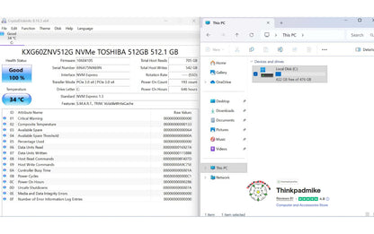 Lenovo ThinkPad x390 i7 1.9Ghz 8665U 16GB RAM 512GB SSD IPS Touch Screen B\L KB (1094)