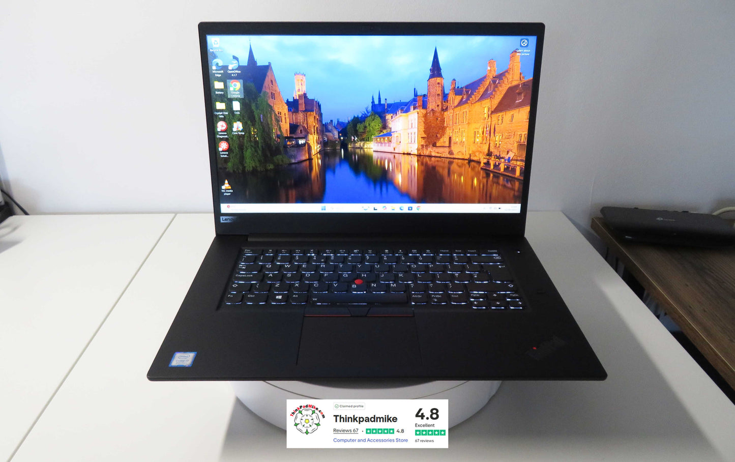Lenovo ThinkPad P1  i7 *HEX CORE* 8750H 2.2Ghz 32GB RAM 256GB +256GB SSDs IPS B\L KB NVIDIA P1000 (1155)