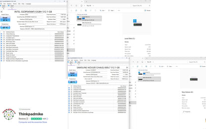 Lenovo ThinkPad P52 i7 *6 CORE* 8850H 2.6Ghz 32GB RAM 2 x 512GB IPS B\L KB NVIDIA P1000 (1249)