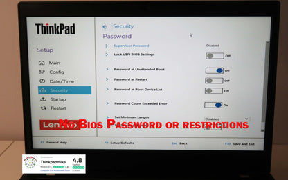 Lenovo ThinkPad L14 AMD Ryzen 7 Pro 8 CORE 32GB RAM 256GB SSD IPS FHD SCREEN (1206)