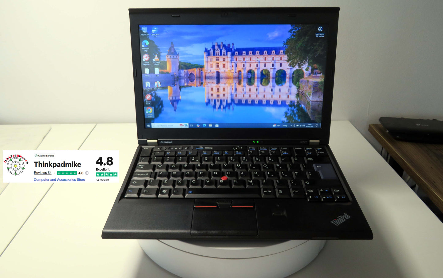 Lenovo ThinkPad x220 i7 2640M 2.8Ghz 16GB RAM 240GB SSD WIN10 (1135)