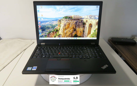 Lenovo ThinkPad P52 i7 *HEX CORE* 8850H 2.6Ghz 64GB RAM 512GB + 120GB IPS B\L KB NVIDIA P2000 WIN11 (1151)