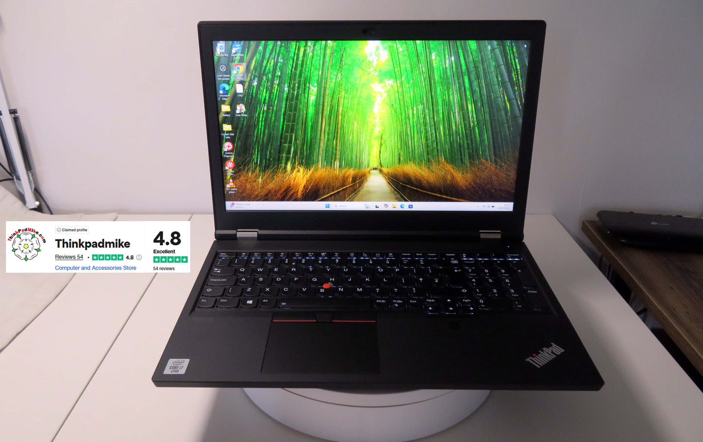 Lenovo ThinkPad P15 i7 10850H *6 CORE* 64GB RAM 512GB + 512GB SSDs IPS NVIDIA T2000 WIN11 (1142)