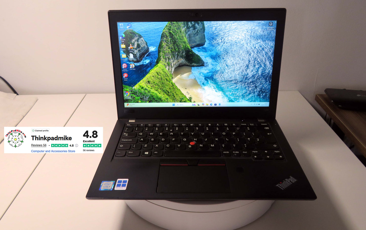 Lenovo ThinkPad x280 i5 8250U 1.6Ghz 8GB RAM 256GB SSD IPS Touch Screen (727)