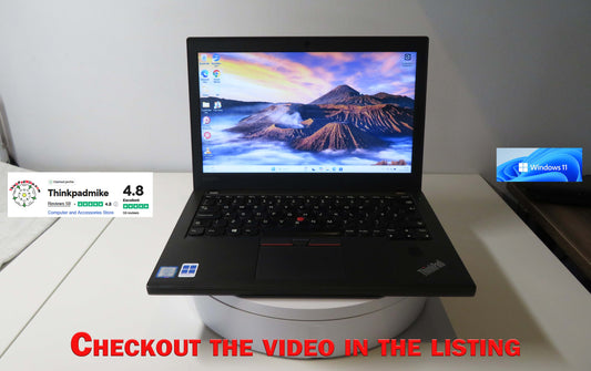 Lenovo ThinkPad x270 i5 7300U 2.6Ghz 16GB RAM 256GB SSD 2 BATTERIES WIN11 (737)