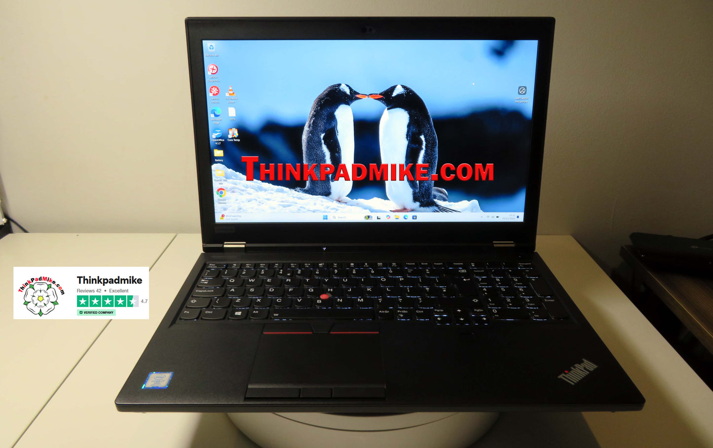 Lenovo ThinkPad P53 i7 *HEX CORE* 9850H 2.6Ghz 64GB RAM 512GB IPS B\L KB NVIDIA T2000 (1075)