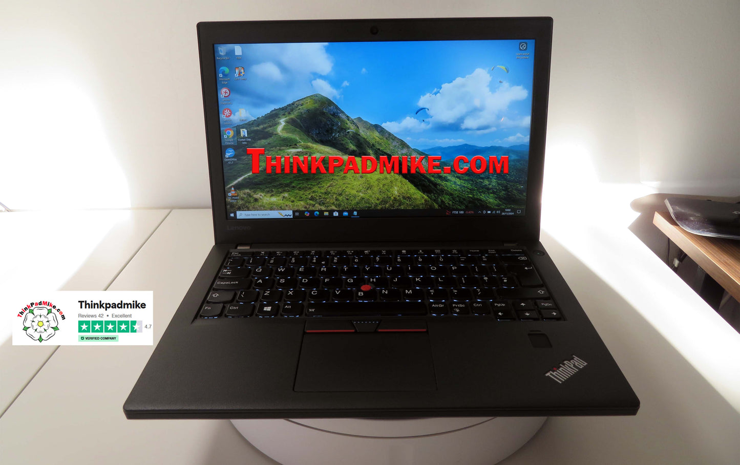 Lenovo ThinkPad x270 i7 7600U 2.8Ghz 16GB RAM 256GB SSD 12.5" IPS SCREEN B\L KB (1064)