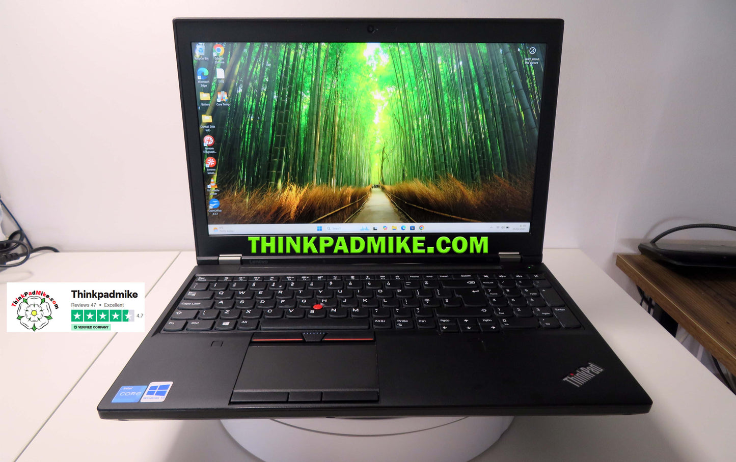 Lenovo ThinkPad P50 i7 6820HQ 48GB RAM 256GB SSD IPS NVIDIA M1000M (1105)