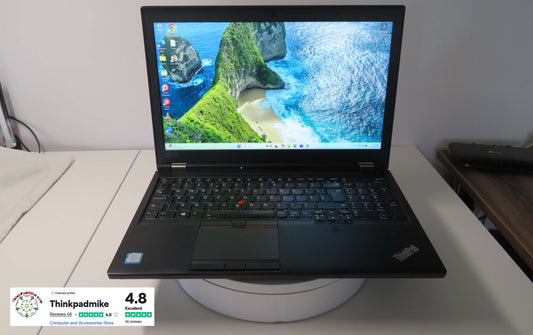Lenovo ThinkPad P52 i7 *HEX CORE* 8850H 2.6Ghz 32GB RAM 512GB + 180GB IPS B\L KB NVIDIA P2000 WIN11 (1150)