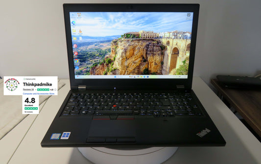 Lenovo ThinkPad P52 i7 *HEX CORE* 8850H 2.6Ghz 64GB RAM 512GB + 120GB IPS B\L KB NVIDIA P2000 WIN11 (1151)