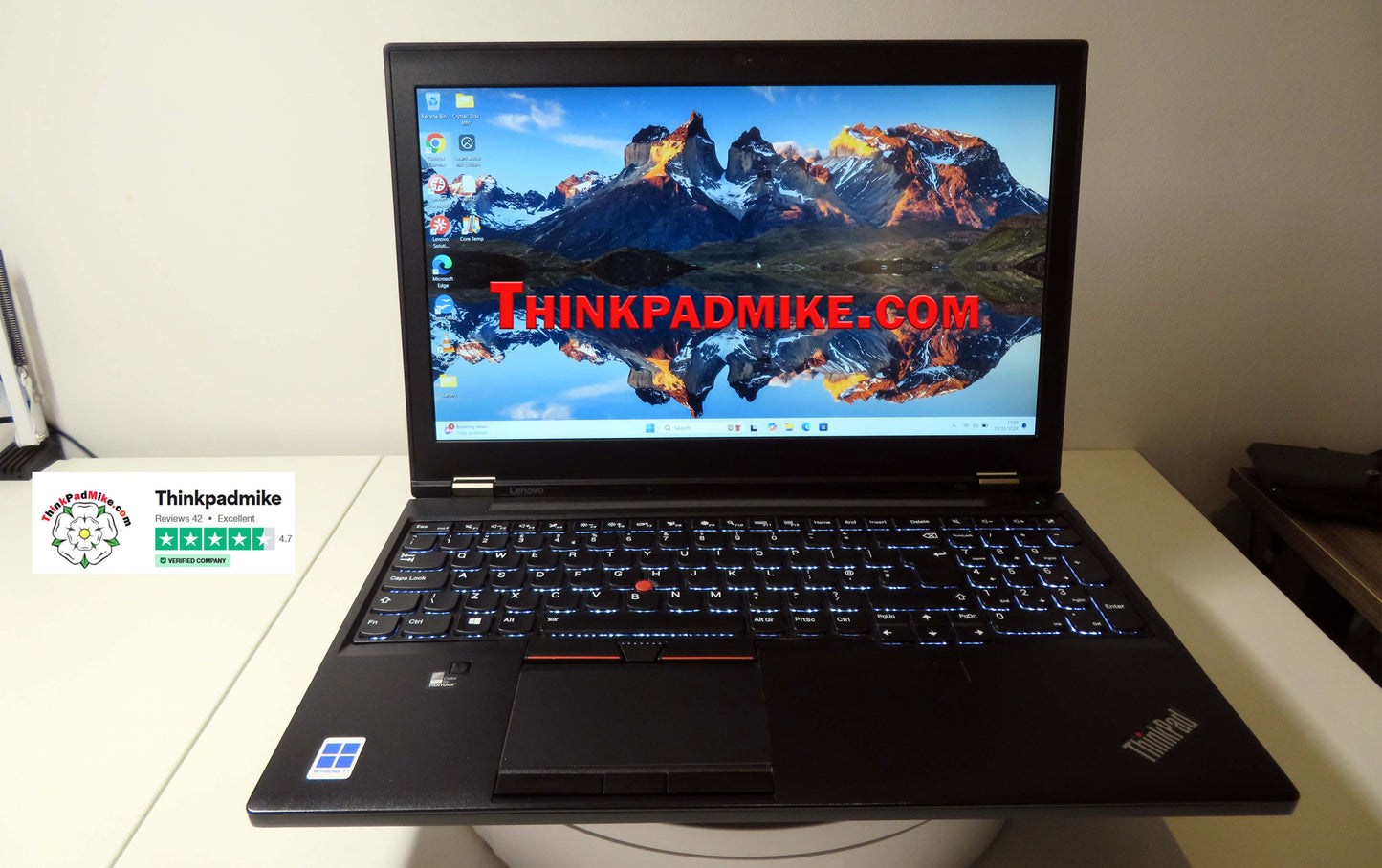 Lenovo ThinkPad P50 i7 6820HQ 48GB RAM 512GB + 256GB SSDs IPS NVIDIA M1000M (1072)