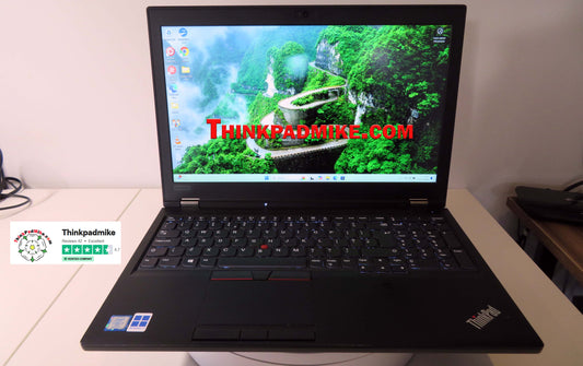 Lenovo ThinkPad P52 i7 *HEX CORE* 8850H 2.6Ghz 64GB RAM 512GB + 256GB + 128GB IPS B\L KB NVIDIA P1000 WIN11 (1073)