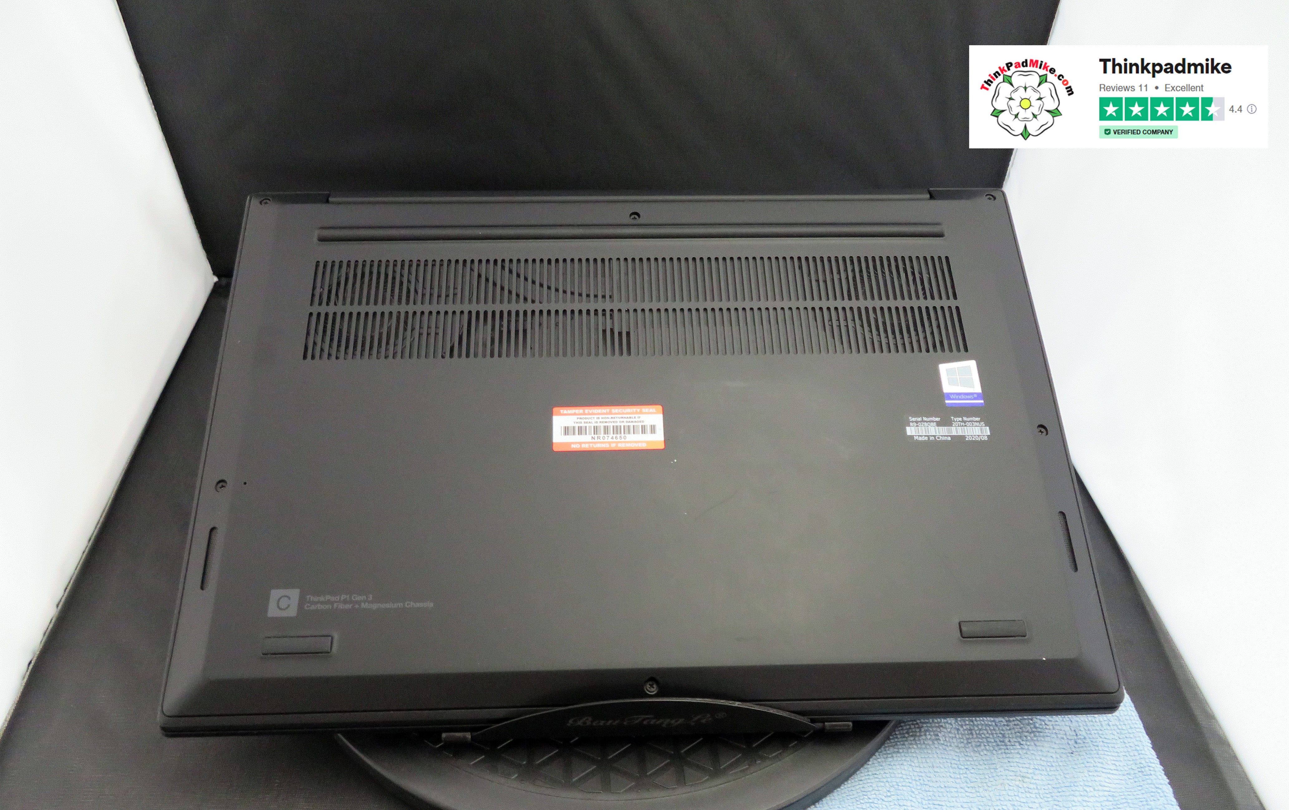 Lenovo ThinkPad P1 Gen 3 i7 10750H 20GB RAM 256GB +256GB SSDs IPS