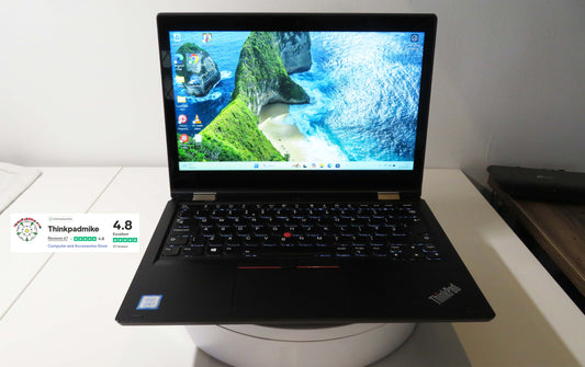 Lenovo ThinkPad L390 Yoga i5 1.6Ghz 8265U 16GB RAM 256GB SSD IPS TOUCH Screen Backlit Keyboard 2 in 1 Flip (1217)